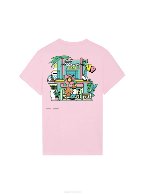 mujer camiseta x roberto lugo Pangaia hongo rosa ropa TDTH139