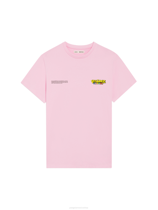 mujer camiseta x roberto lugo Pangaia hongo rosa ropa TDTH139