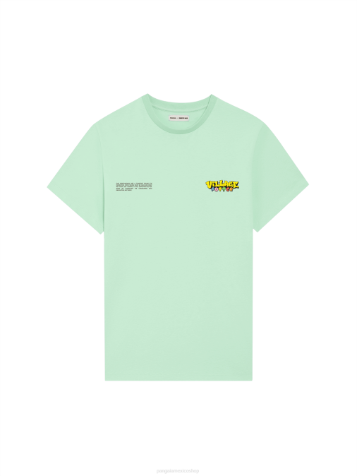 mujer camiseta x roberto lugo Pangaia laguna azul ropa TDTH201