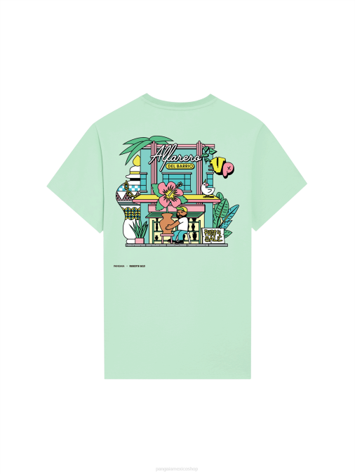 mujer camiseta x roberto lugo Pangaia laguna azul ropa TDTH219