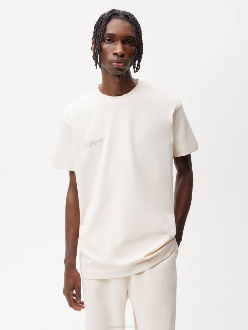 mujer en conversión camiseta algodón 365 Pangaia algodón blanco ropa TDTH124