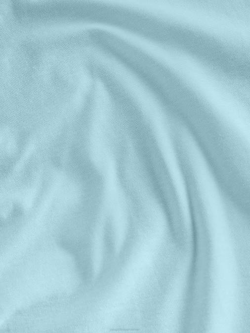 mujer núcleo de camiseta de algodón orgánico Pangaia azul celeste ropa TDTH175