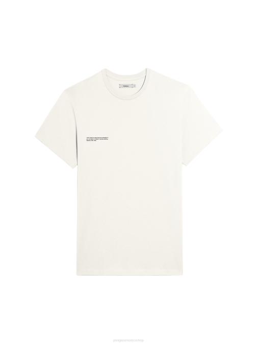mujer núcleo de camiseta de algodón orgánico Pangaia blanquecino ropa TDTH181