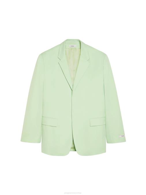 mujer blazer de vestir oversize de algodón orgánico Pangaia pistacho ropa TDTH471