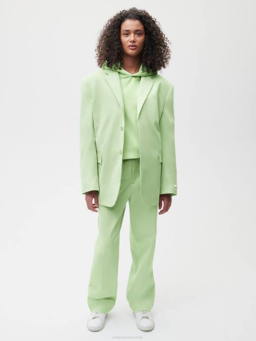 mujer blazer de vestir oversize de algodón orgánico Pangaia pistacho ropa TDTH471