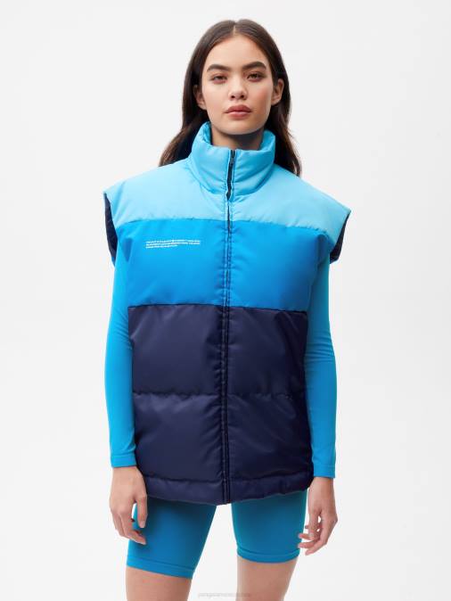 mujer chaleco flwrdwn Pangaia Azul marino ropa TDTH470