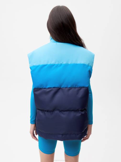 mujer chaleco flwrdwn Pangaia Azul marino ropa TDTH470