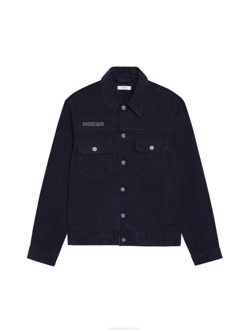 mujer chamarra de mezclilla de ortiga Pangaia negro ropa TDTH405