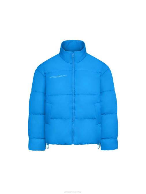 mujer chaqueta bomber flwrdwn Pangaia azul cerúleo ropa TDTH447