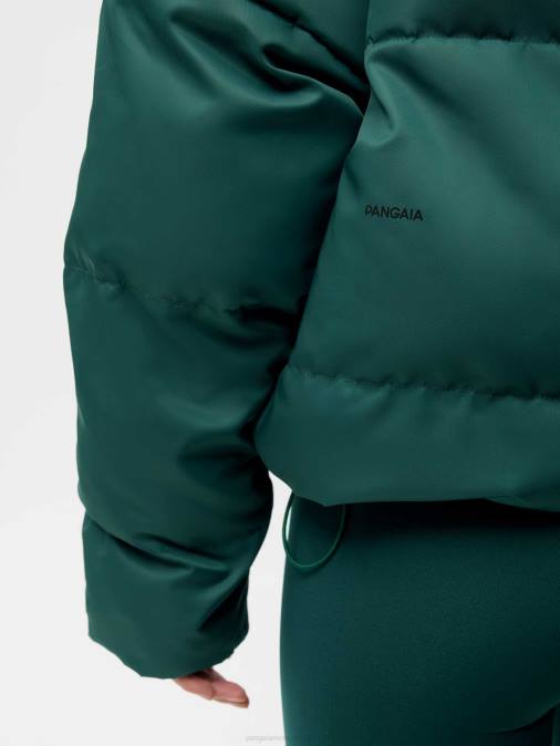 mujer chaqueta bomber flwrdwn Pangaia follaje verde ropa TDTH465