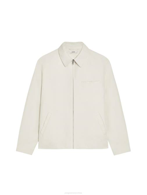 mujer chaqueta harrington de algodón orgánico Pangaia flor de saúco ropa TDTH479