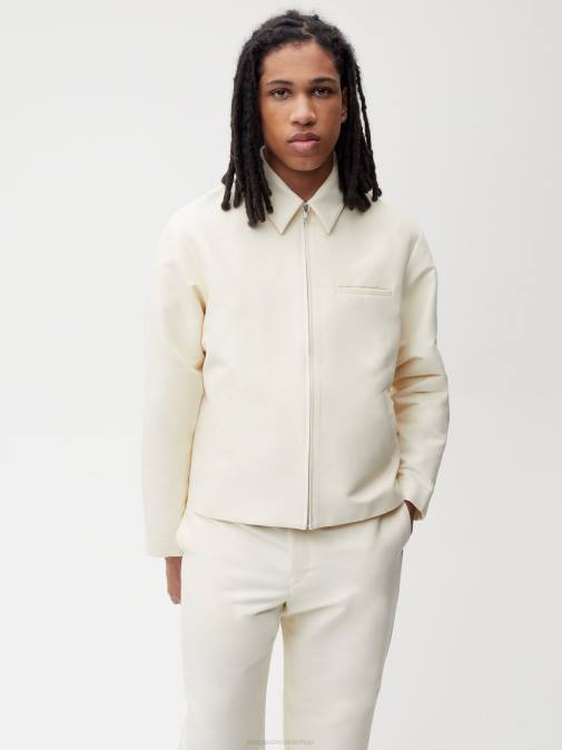 mujer chaqueta harrington de algodón orgánico Pangaia flor de saúco ropa TDTH479