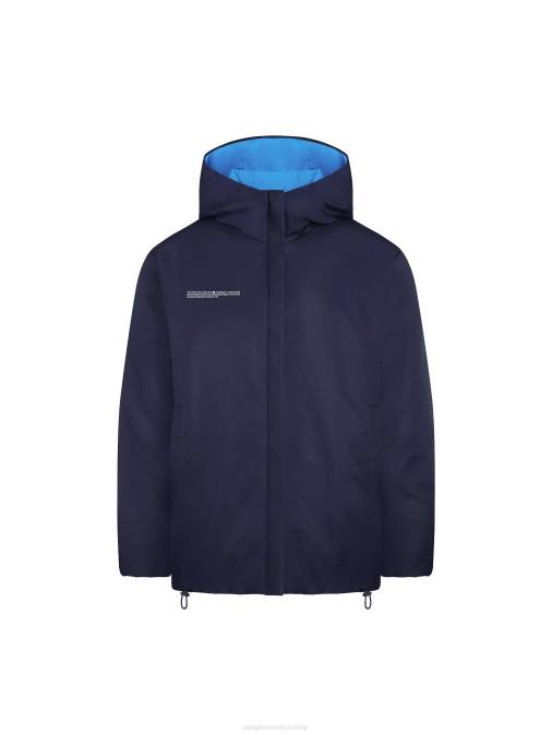mujer chaqueta reversible flwrdwn Pangaia azul marino/azul cobalto ropa TDTH463