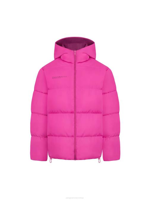 mujer chaqueta reversible flwrdwn Pangaia morado ciruela/rosa dedalera ropa TDTH446