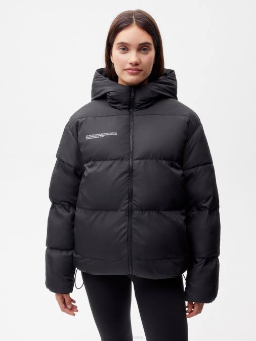 mujer chaqueta reversible flwrdwn Pangaia negro ropa TDTH462