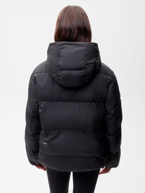 mujer chaqueta reversible flwrdwn Pangaia negro ropa TDTH462