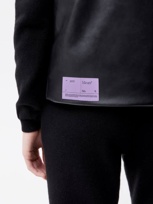 mujer el chaleco de aire Pangaia negro ropa TDTH442