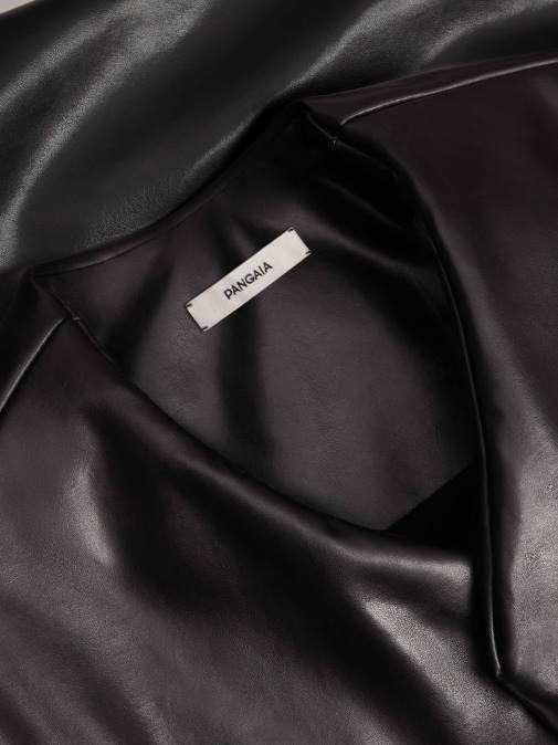 mujer el chaleco de aire Pangaia negro ropa TDTH442