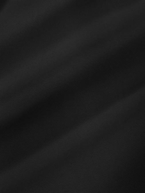 mujer gabardina de algodón orgánico Pangaia negro ropa TDTH468