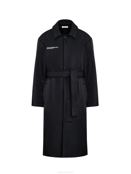 mujer gabardina flwrdwn Pangaia negro ropa TDTH460