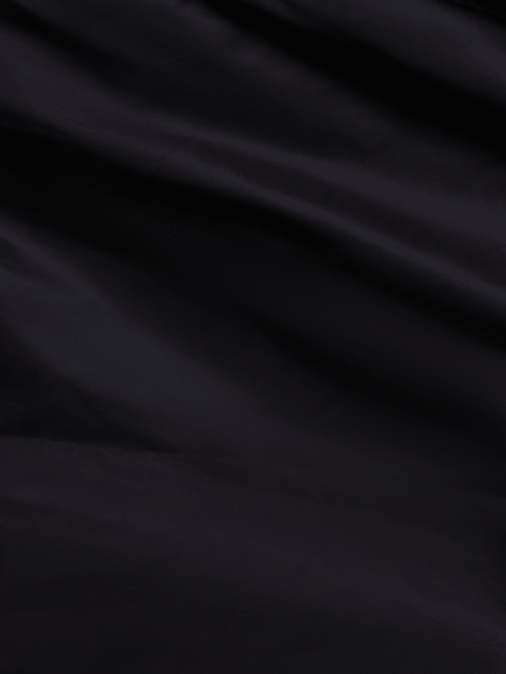 mujer gabardina flwrdwn Pangaia negro ropa TDTH460