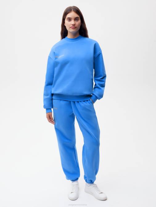 mujer in conversion pantalones de chándal de algodón Pangaia agua Azul ropa TDTH313