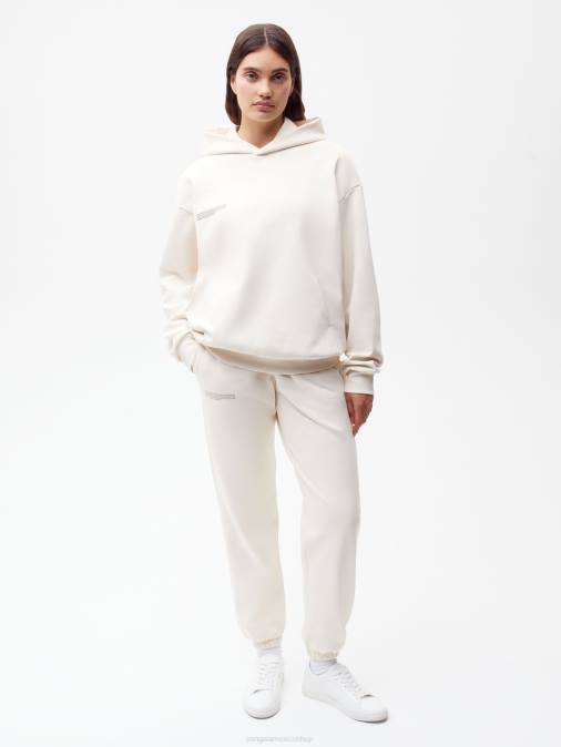 mujer in conversion pantalones de chándal de algodón Pangaia algodón blanco ropa TDTH356