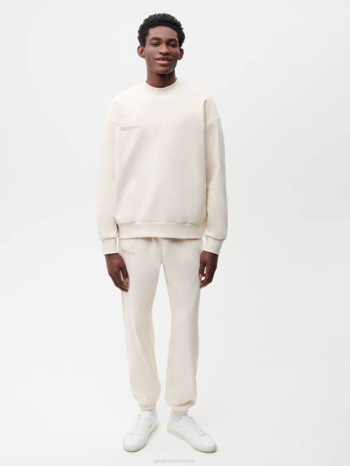 mujer in conversion pantalones de chándal de algodón Pangaia algodón blanco ropa TDTH356