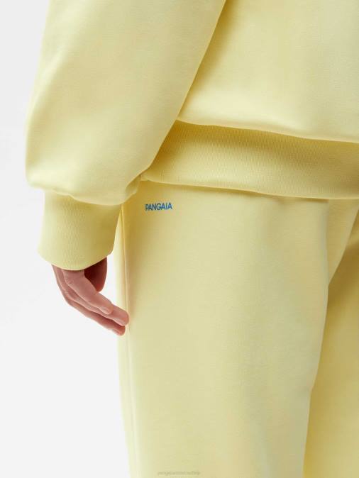 mujer in conversion pantalones de chándal de algodón Pangaia rayo de sol amarillo ropa TDTH357