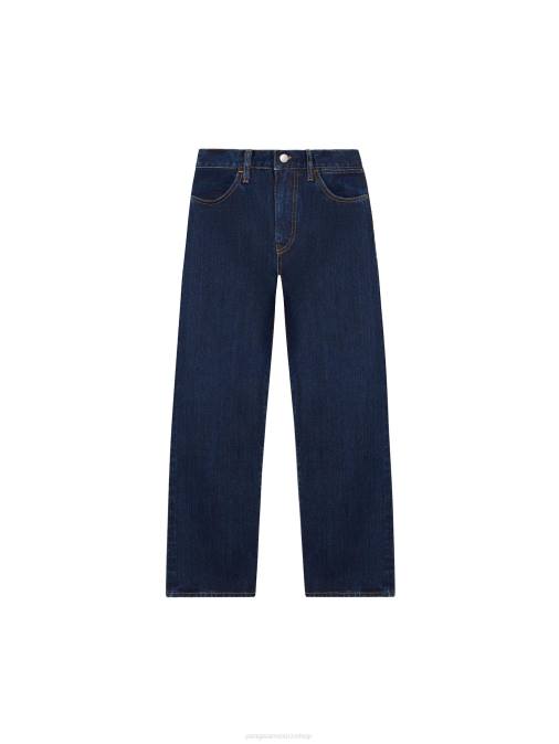 mujer jeans de tiro alto con ortiga Pangaia enjuagar lavar ropa TDTH383