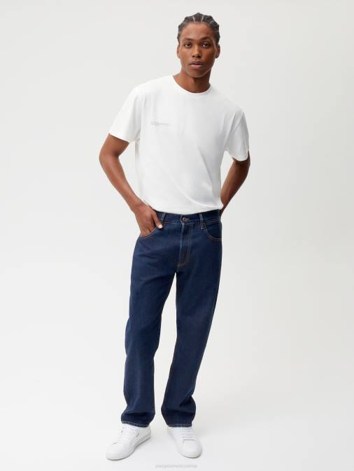 mujer jeans rectos de mezclilla con ortiga Pangaia enjuagar lavar ropa TDTH382