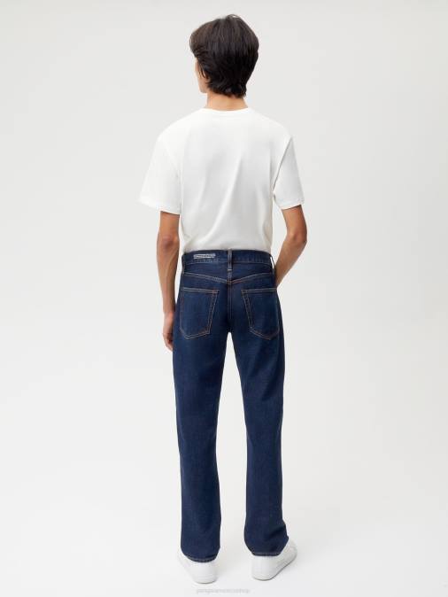 mujer jeans rectos de mezclilla con ortiga Pangaia enjuagar lavar ropa TDTH382