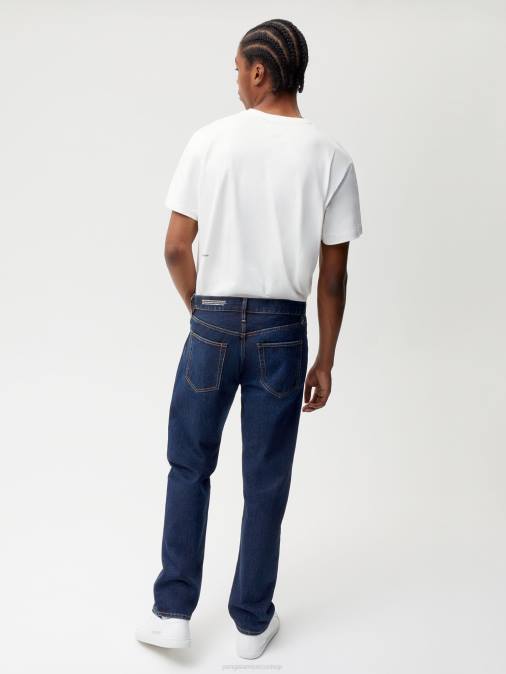 mujer jeans rectos de mezclilla con ortiga Pangaia enjuagar lavar ropa TDTH382