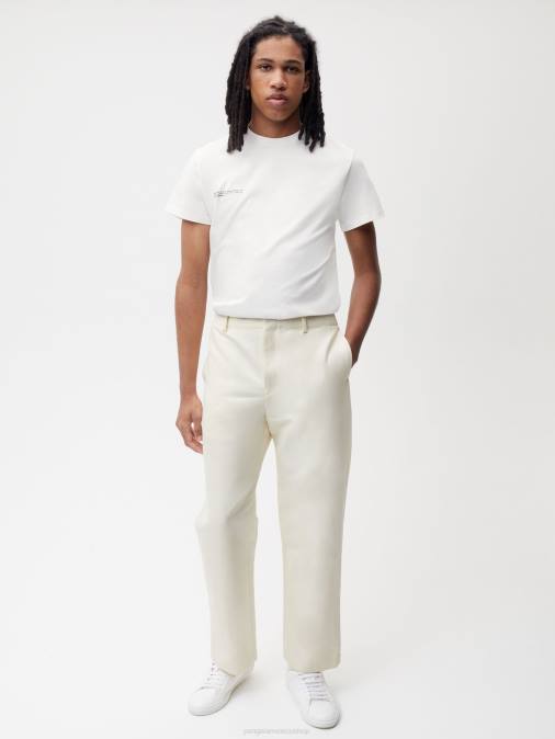 mujer pantalón regular fit de algodón orgánico Pangaia flor de saúco ropa TDTH389