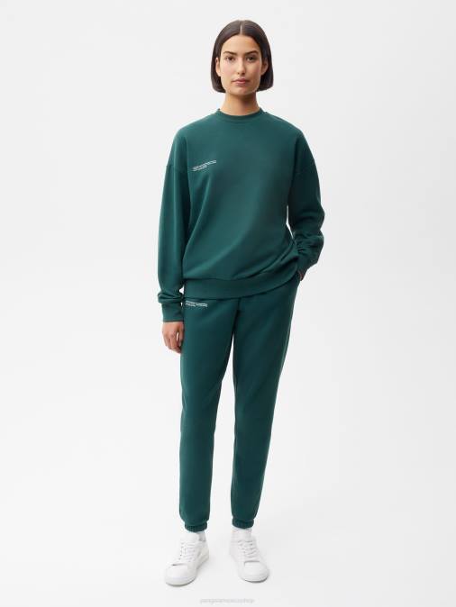 mujer pantalones de chándal 365 slim fit Pangaia follaje verde ropa TDTH359
