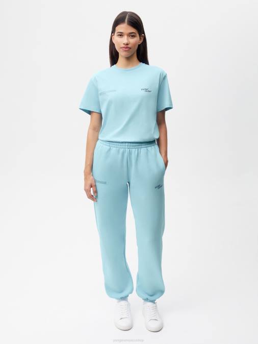 mujer pantalones de chándal con la firma de victor x victor Pangaia azul celeste ropa TDTH365