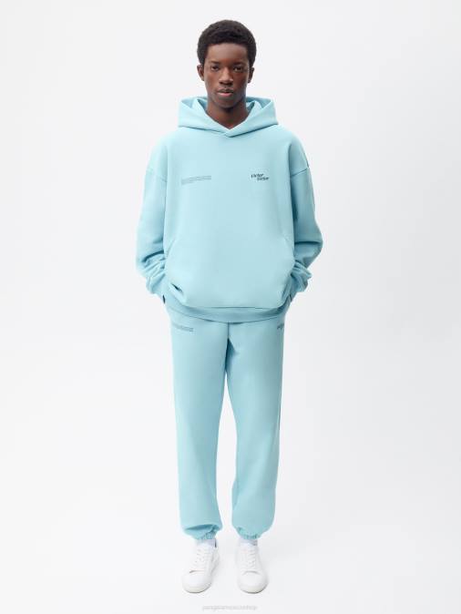 mujer pantalones de chándal con la firma de victor x victor Pangaia azul celeste ropa TDTH365