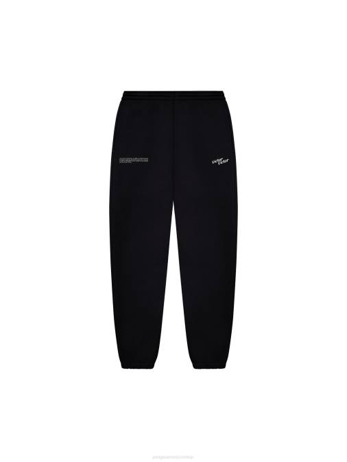 mujer pantalones de chándal con la firma de victor x victor Pangaia negro ropa TDTH324