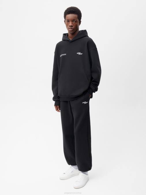 mujer pantalones de chándal con la firma de victor x victor Pangaia negro ropa TDTH324