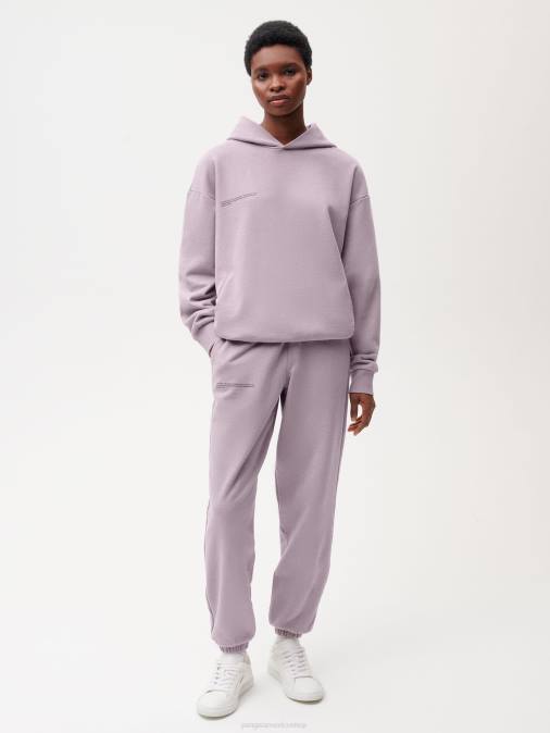 mujer pantalones de chándal con tinte alimentario Pangaia arándano azul ropa TDTH322