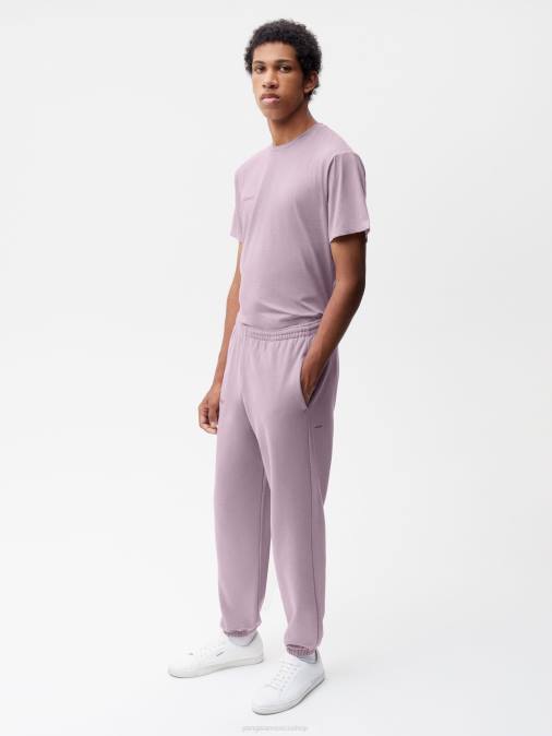 mujer pantalones de chándal con tinte alimentario Pangaia arándano azul ropa TDTH322