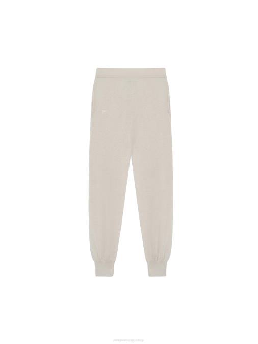 mujer pantalones de chándal de cachemira reciclada Pangaia avena ropa TDTH328