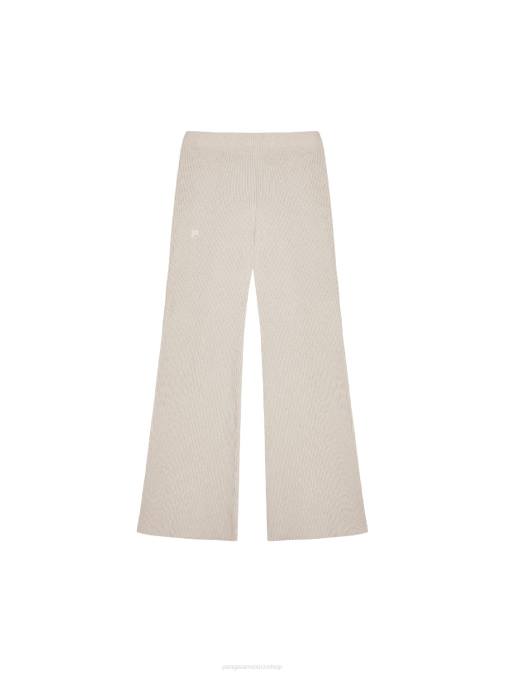 mujer pantalones de chándal de cachemira reciclada Pangaia avena ropa TDTH329