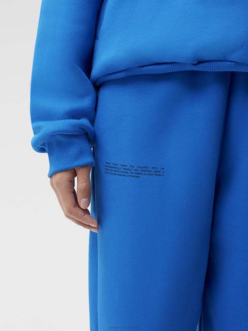 mujer pantalones de chándal de la firma Pangaia azul cobalto ropa TDTH334