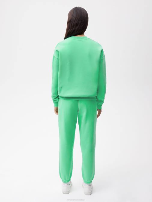 mujer pantalones de chándal de la firma Pangaia menta verde ropa TDTH310