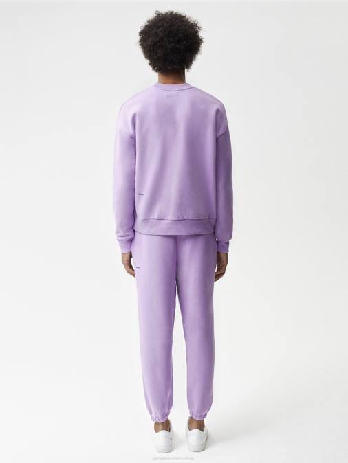 mujer pantalones de chándal de la firma Pangaia orquídea púrpura ropa TDTH302