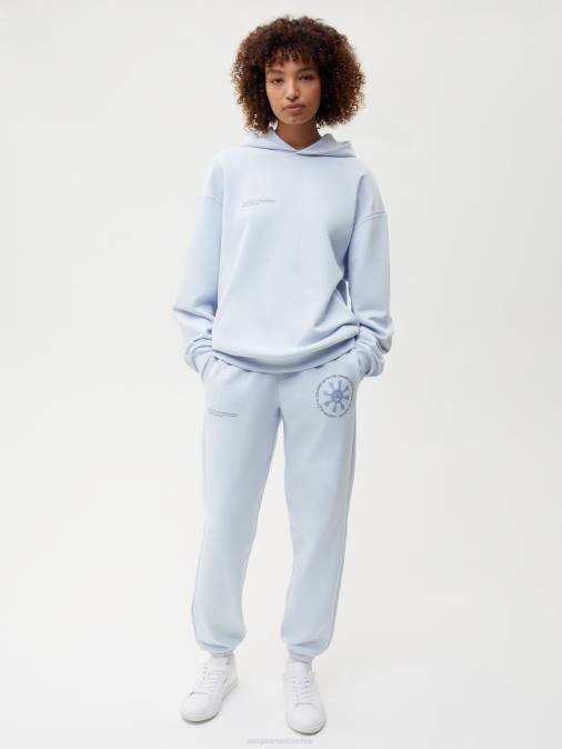 mujer pantalones de chándal de la firma colorifix de laboratorio Pangaia capullo azul ropa TDTH315