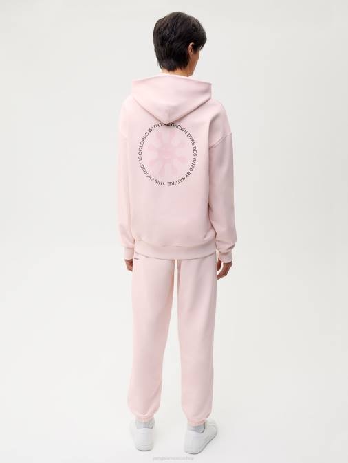 mujer pantalones de chándal de la firma colorifix de laboratorio Pangaia géiser a mitad de camino rosa ropa TDTH372