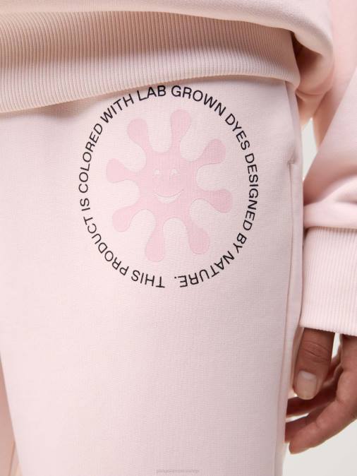 mujer pantalones de chándal de la firma colorifix de laboratorio Pangaia géiser a mitad de camino rosa ropa TDTH372