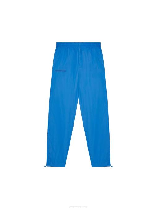 mujer pantalones de chándal de nailon reciclado Pangaia azul cerúleo ropa TDTH364